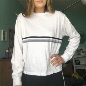 Brandy Melville Acacia Top- White Long Sleeve